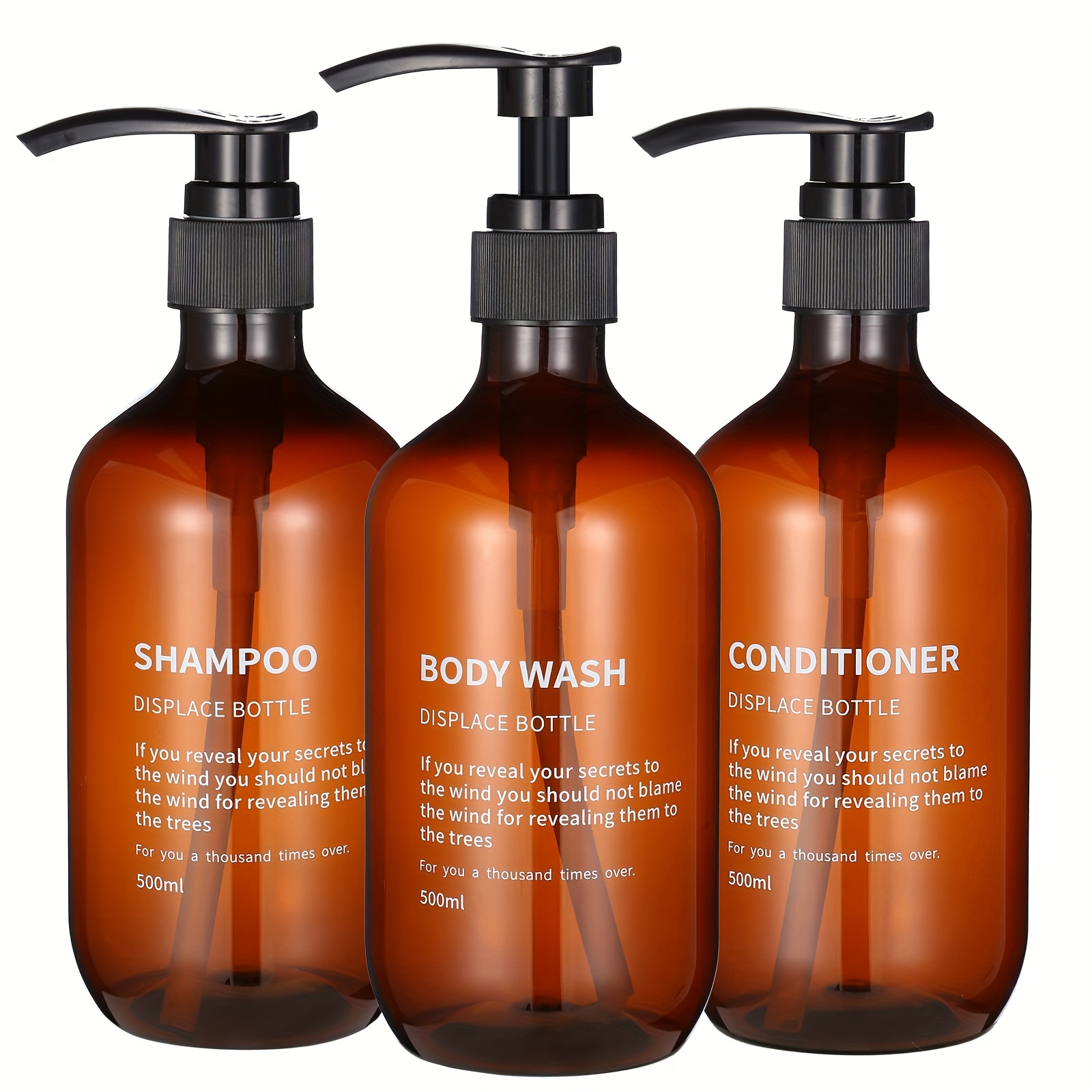 Hair Care Routine - Set di dispenser per shampoo balsamo