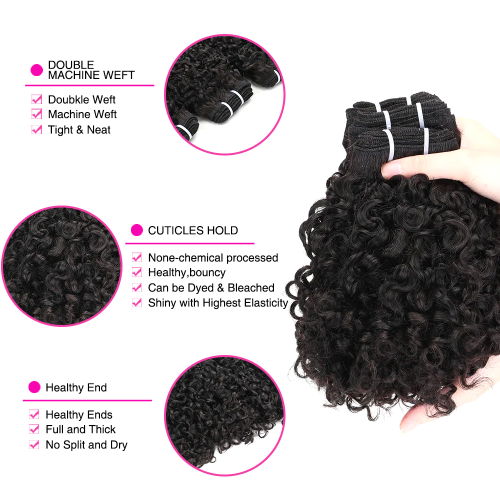 12A Pixie Curls Bundles Bouncy - Hair Care Women recensione e prezzo