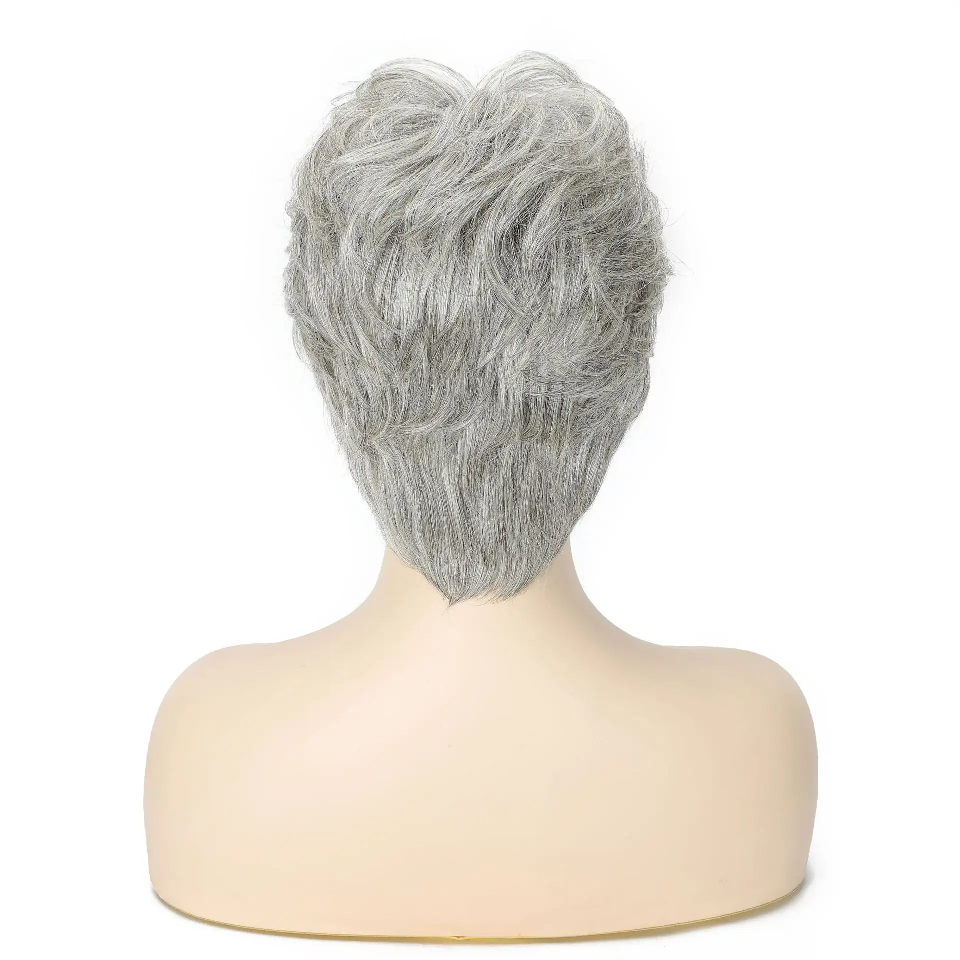 Parrucca Corta Ricci Grigia Om - Hair Care Women recensione e prezzo