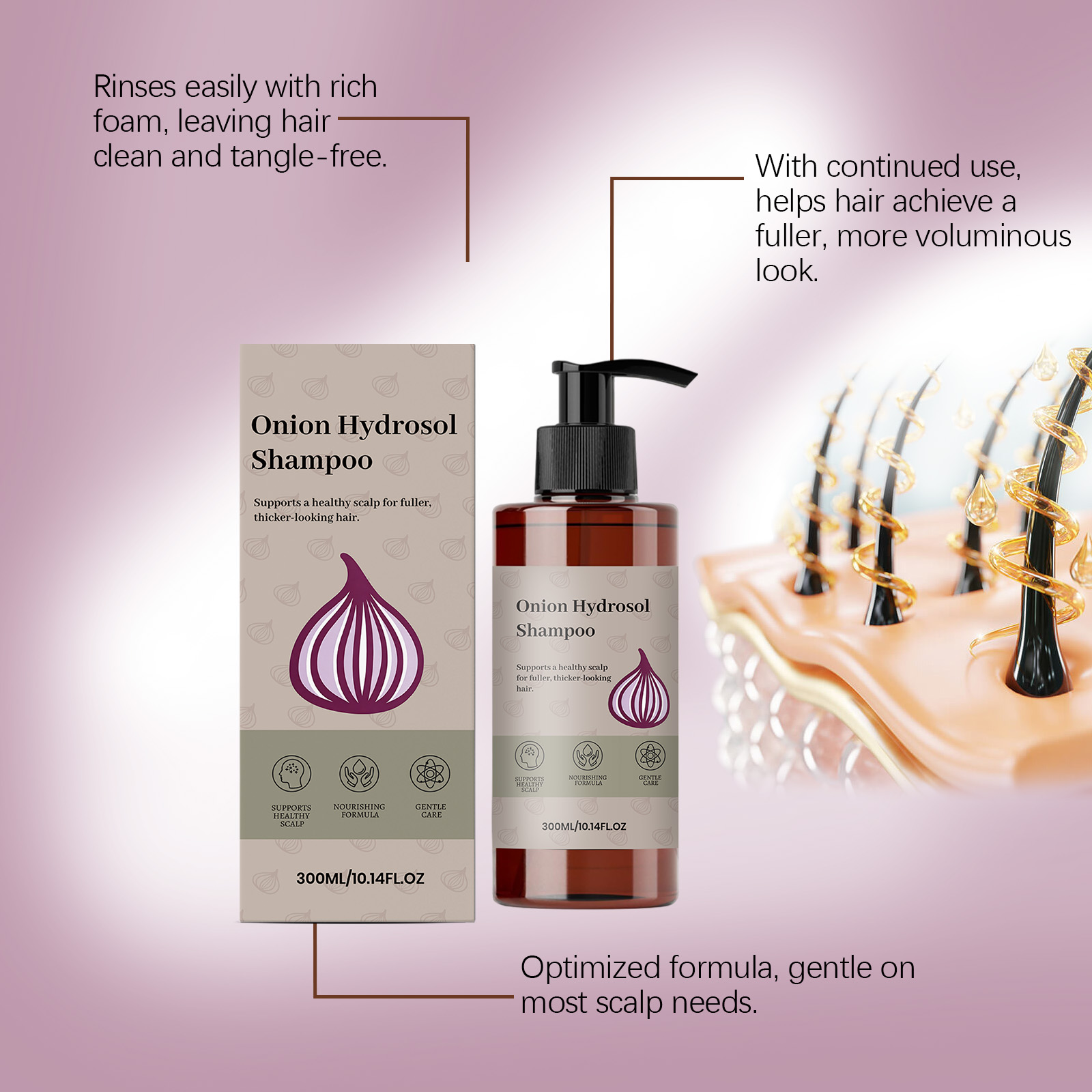 Shampoo alla Cipolla, Biotina  - Biotin Shampoo Thickening recensione e prezzo